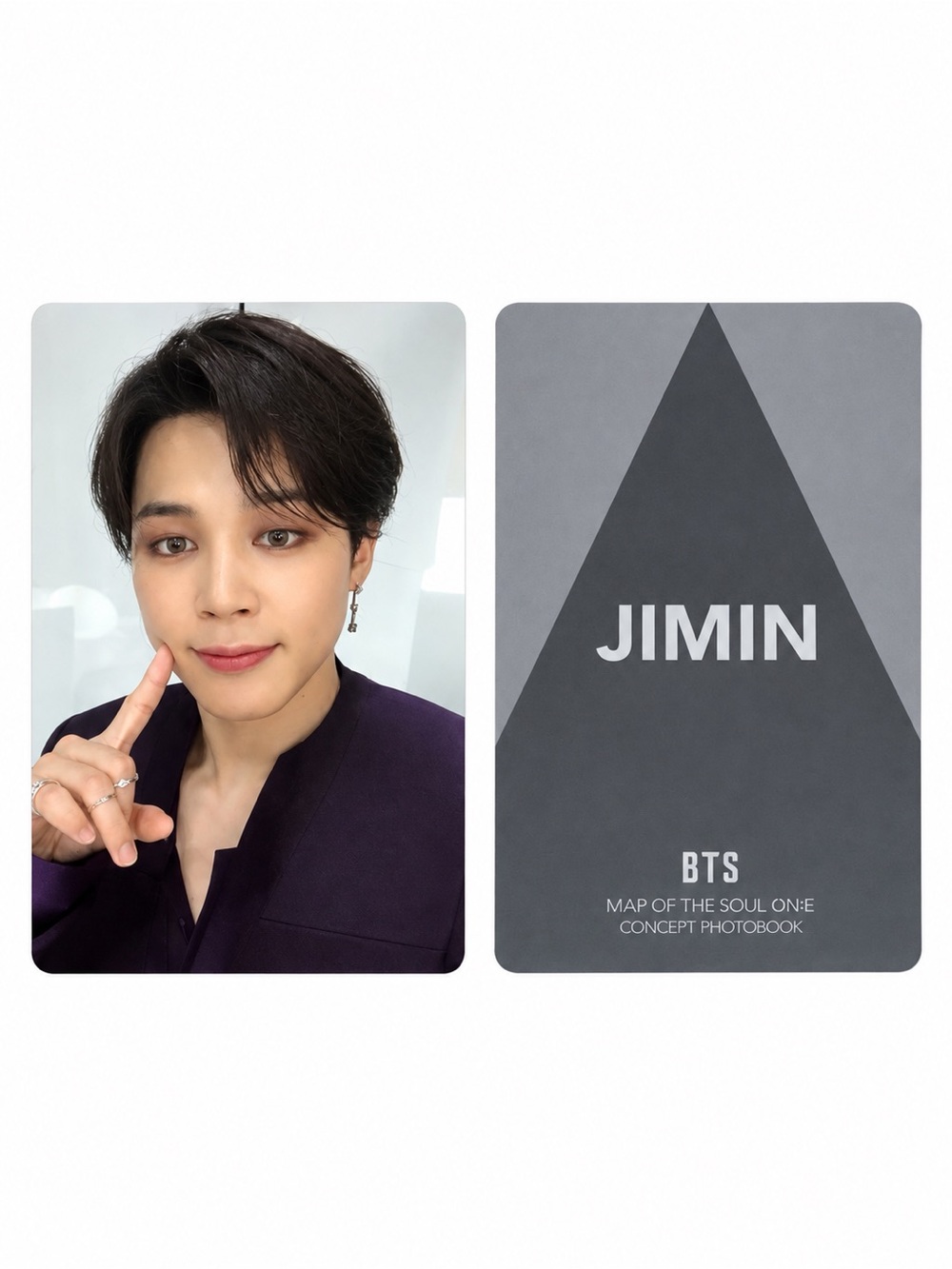 DEFECTIVE-BTS: MAP OF THE SOUL ON:E CONCEPT PHOTOBOOK CLUE VER PHOTO CARD JIMIN